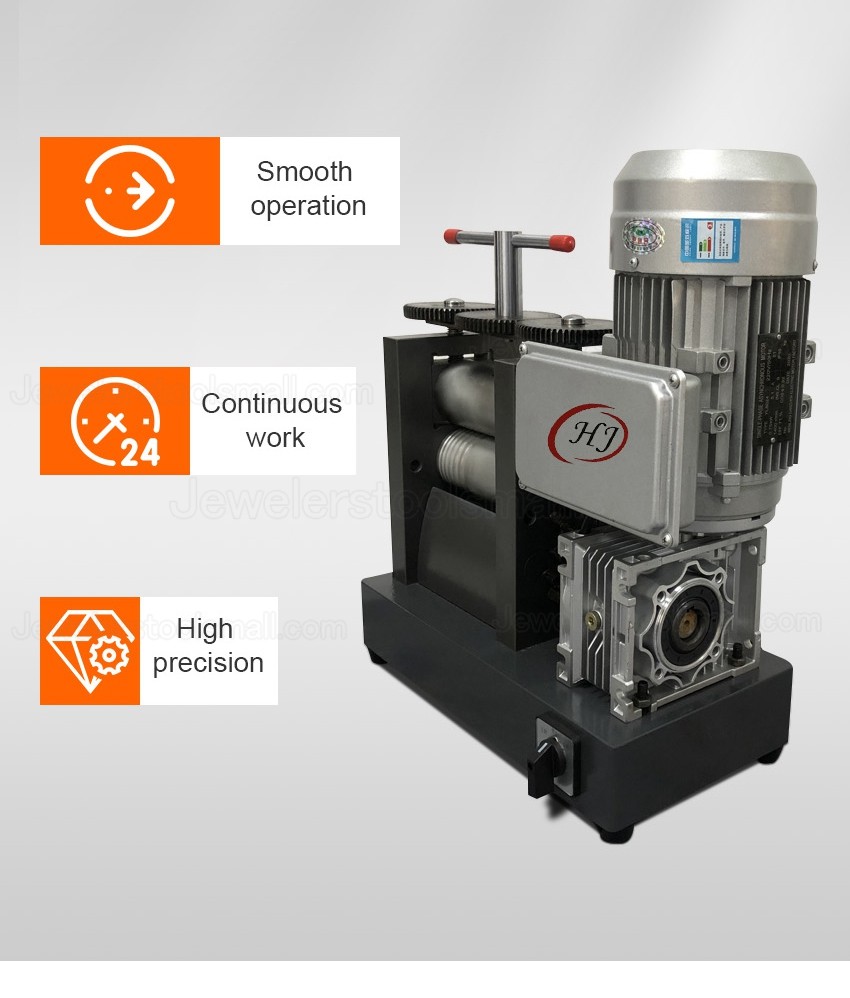 0.5HP Electric Steel Wire Rolling Mill Machine for Jewelry Making