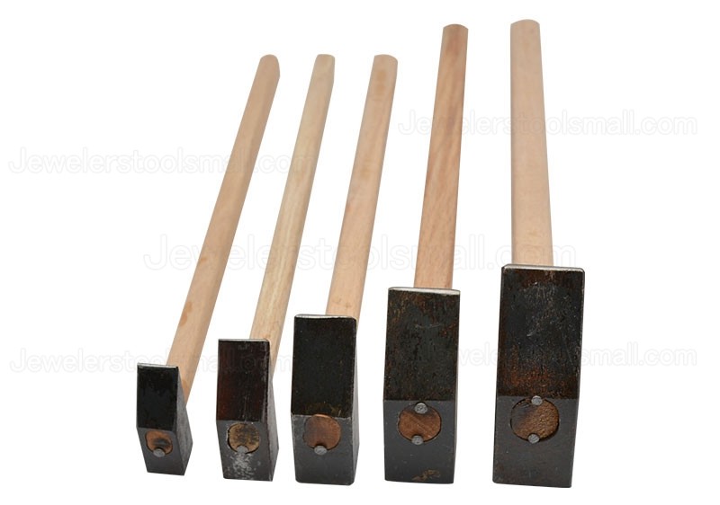 5 Pcs/Set Jewelry Hammer Tool Jewelry Repair Tool Mini Metal Working Handmade DIY Small Hammer