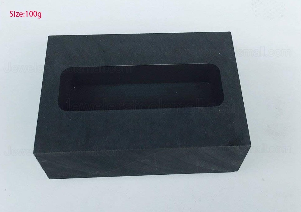 100g-9.5KG Gold Silver Graphite Ingot Mold Mould Crucible for Melting Casting Refining