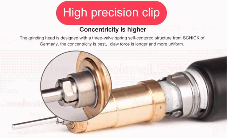 Jewelry Micro Motor Nail Lab Drill Polishing Machine 35000Rpm Micromotor Handpiece