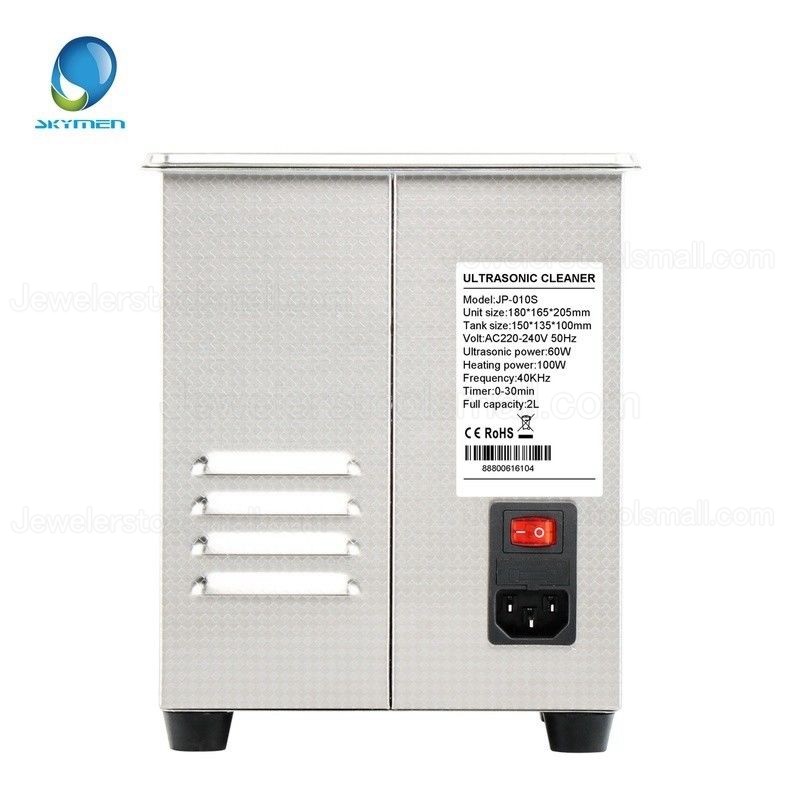 2L Industry Digital Ultrasonic Cleaner Heater Timer Stainless Jewel Clean Tank