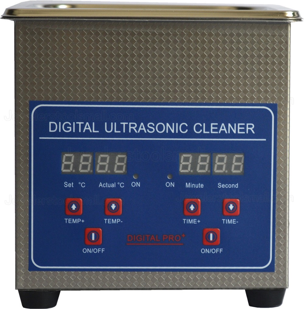 1.3L Digital Control LCD Stainless Steel Ultrasonic Cleaning Machine JPS-08A New