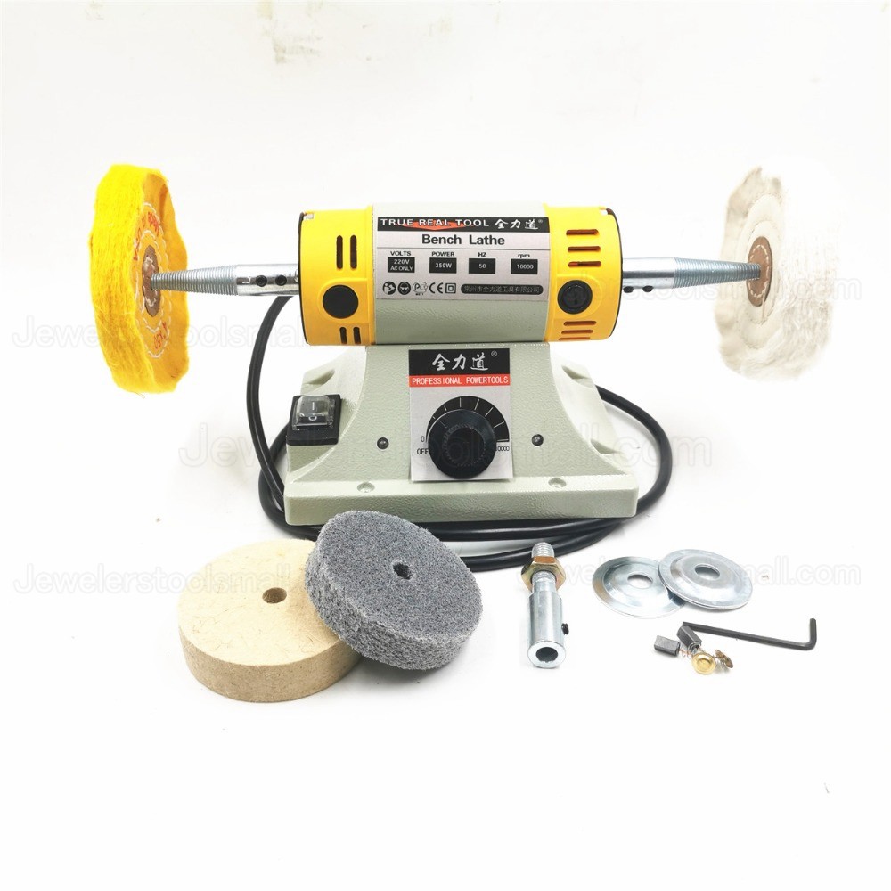 350W Jewelry Jade Bench Lathe Machine Grinding Machine Stone Polishing Machine