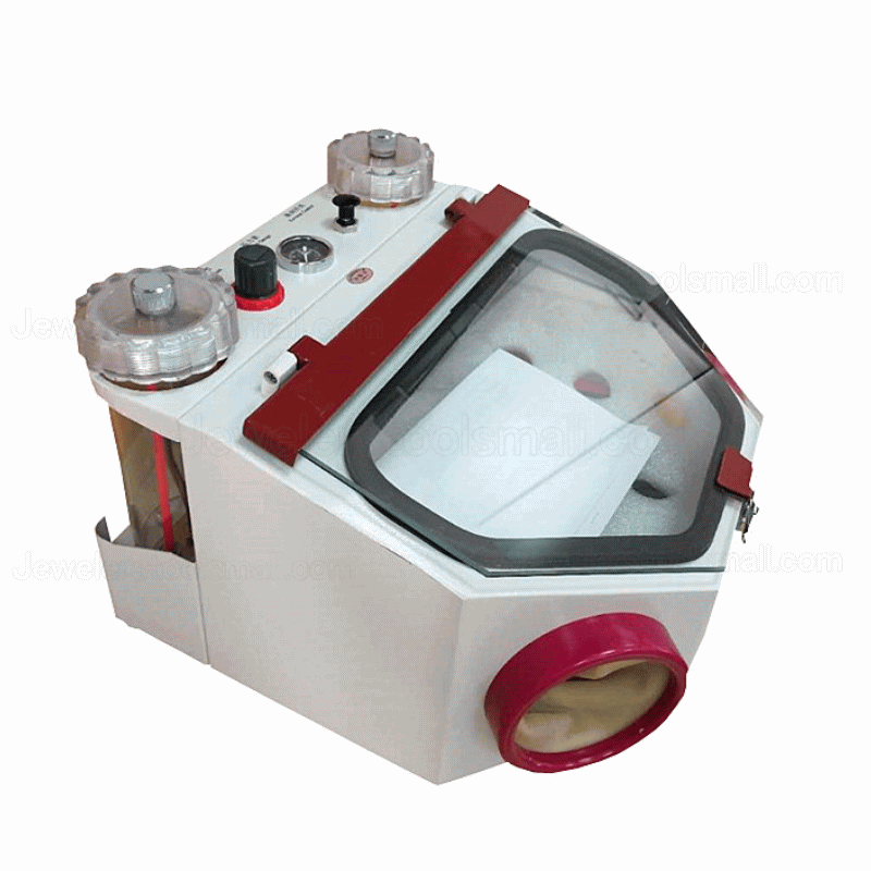 Jewelry Dry Sandblaster Jewelry Making Casting Metal Polishing Finishing Machine