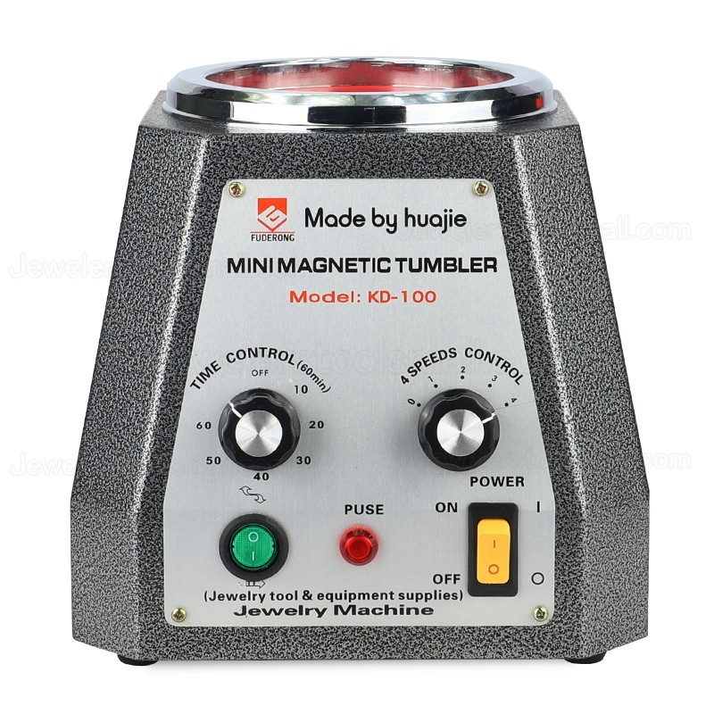 Jewelry Magnetic Tumbler Polisher with 4 Speed Control KT-100 2000RPM