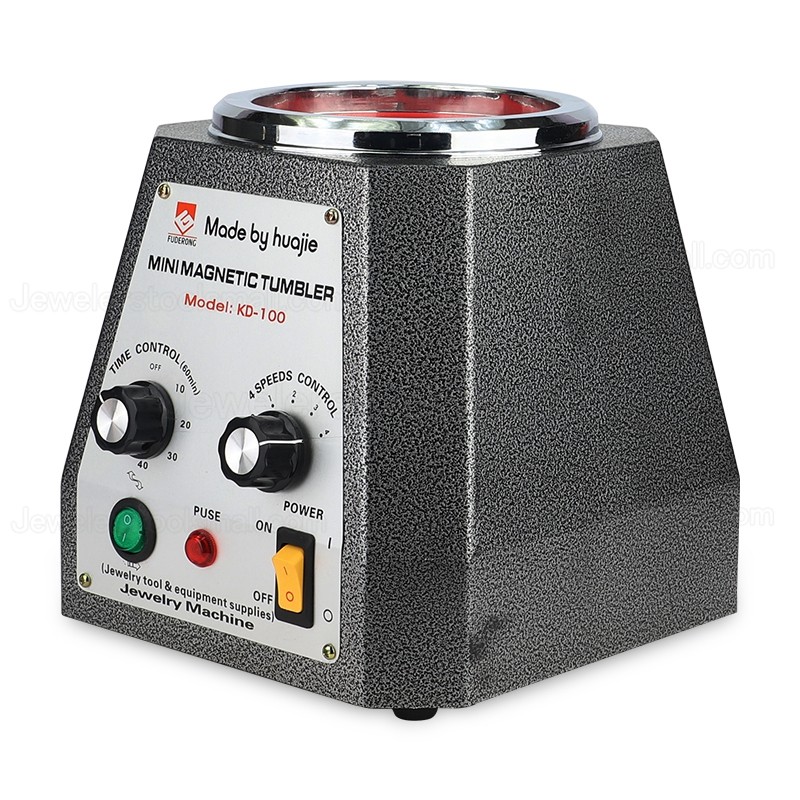 Jewelry Magnetic Tumbler Polisher with 4 Speed Control KT-100 2000RPM
