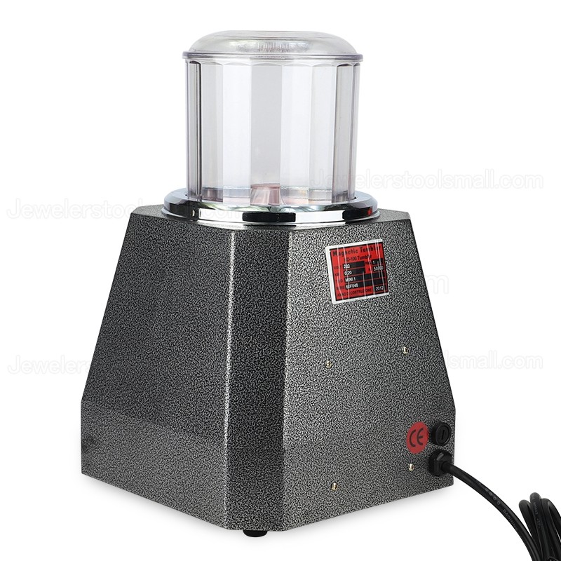 Jewelry Magnetic Tumbler Jewelry Polisher Finisher 2000RPM Magnetic Grinding and Polishing Machine 4 Speeds Control KT-100