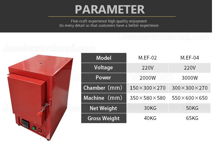 2 Flask Capacity Jewelry Furnace Electric Oven For Casting Jewelry Machines