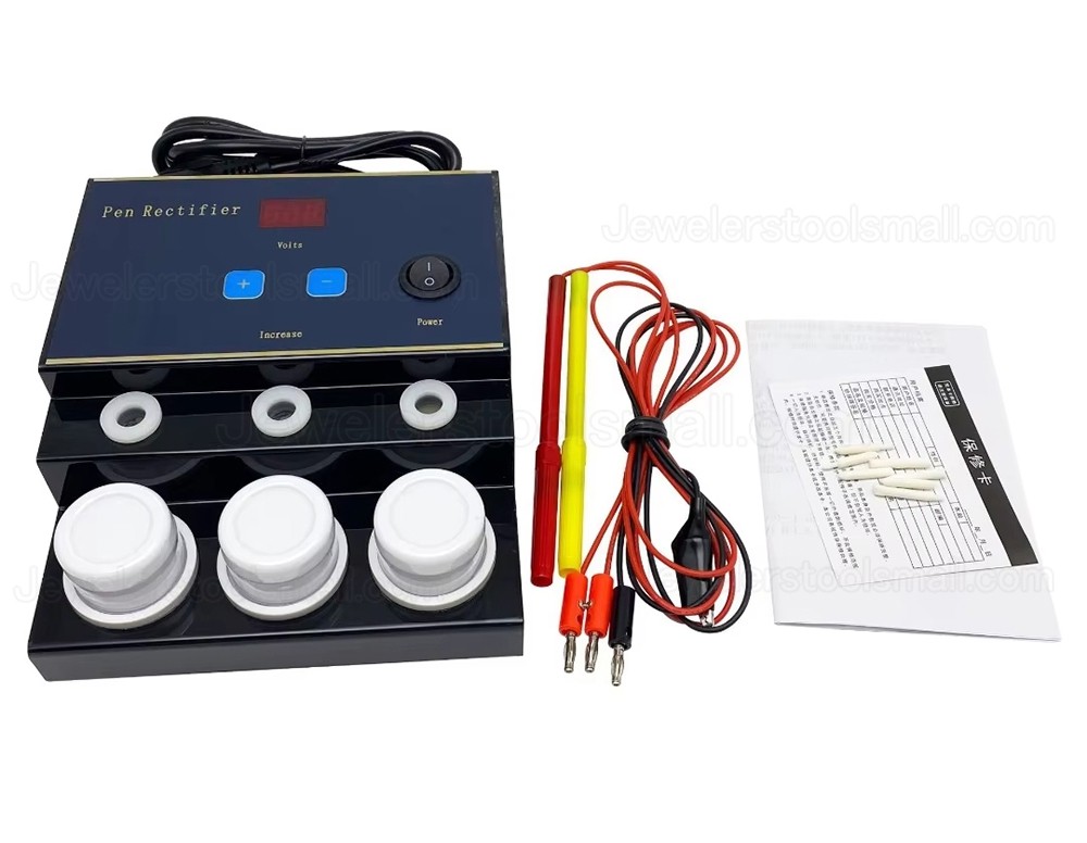 60W Jewelery Gold Silver Electroplating Machine Pen Rectifier Plating ...