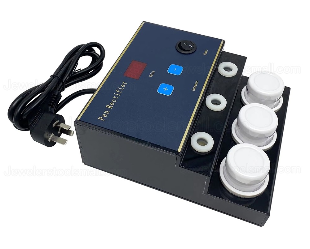 60W Jewelery Gold Silver Electroplating Machine Pen Rectifier Plating ...