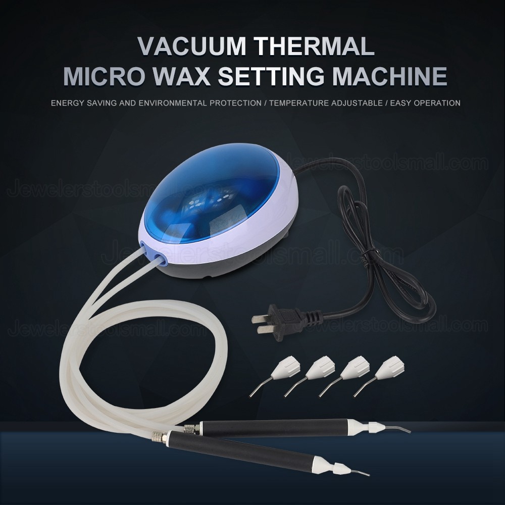 Diamond Setting Jewelry Goldsmith Tools Thermal Vacuum Micro Wax Setting Machine Set
