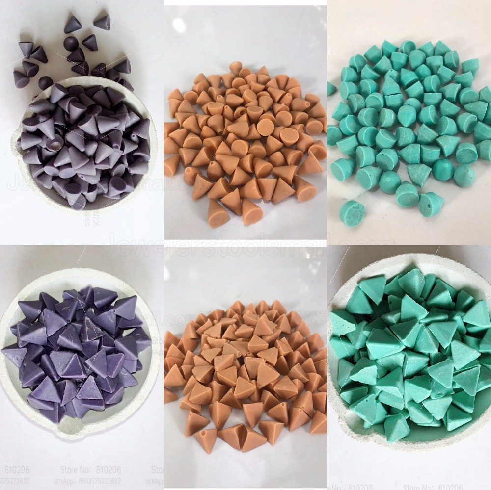 2 Bags Jewelry polishing media Polishing Material Stone Polishing Tumbling Media for Tumbler Machine