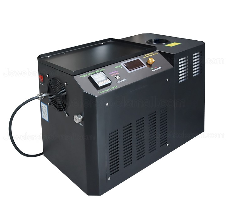 3KG 5000W 1200 Degrees Temperature Control Metal Jewelry Gold Silver Induction Melting Furnace With Water Chiller