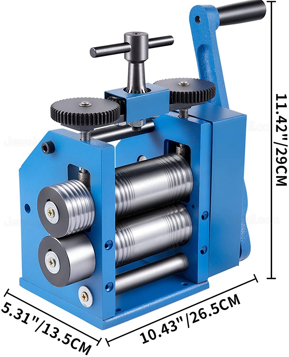 Manual Jewelry Rolling Mill Machine Combination Roller Mill Adjustable