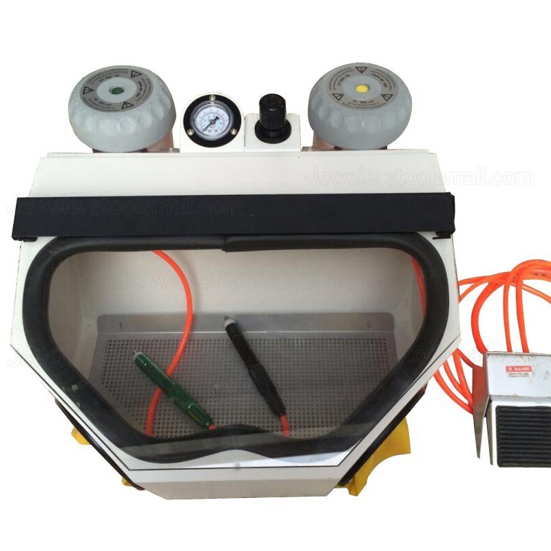 Jewelry Blasting Sandblaster Machine Abrasive Blast Cabinet for Jewelry Tools