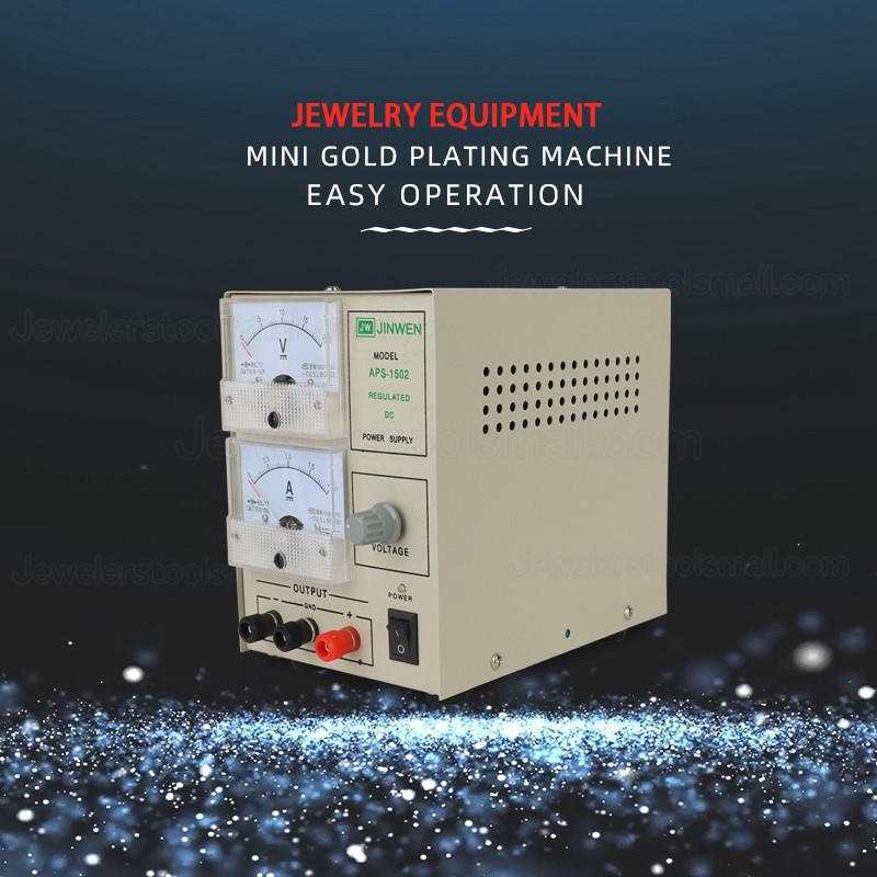 2A Jewelry Gold Plating Kit 2A Silver Gold Plating Machine Jewelry Plater Electroplating Tools