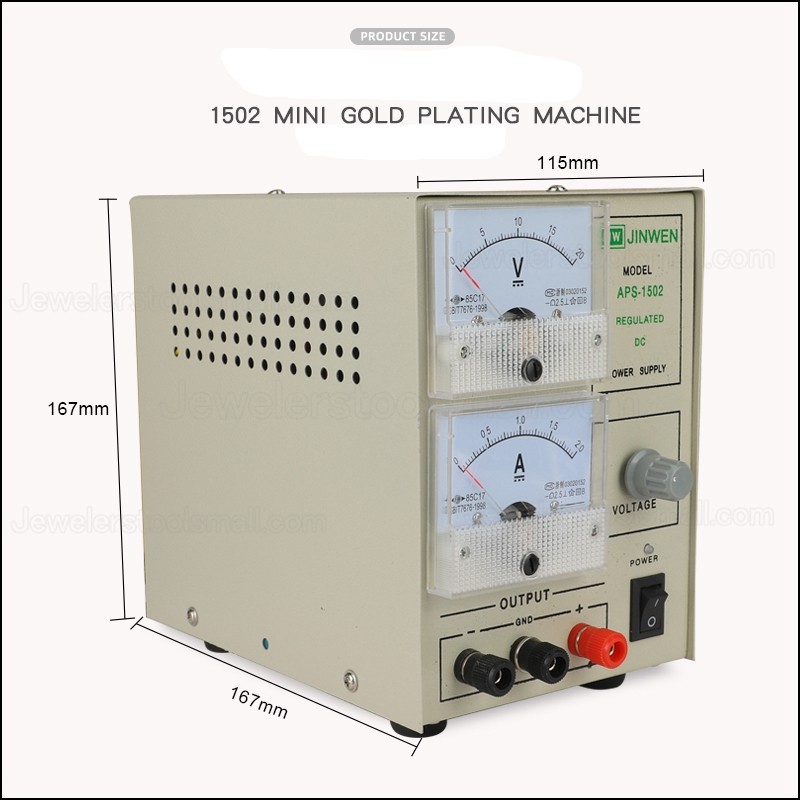 2A Jewelry Gold Plating Kit 2A Silver Gold Plating Machine Jewelry Plater Electroplating Tools