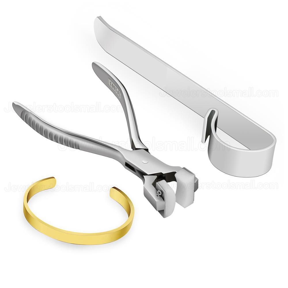 Cuff Bangles Making Tools Set Plier Curved Stainless Steel Materials Mater Machine Easily Bend the Bracelet Jewelry Making Kit