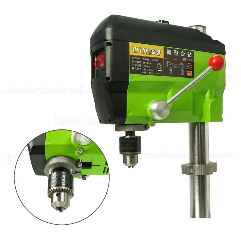 Mini Bench Drilling Machine Variable Speed Micro Drill Press Grinder Pearl Drilling Jewelry Drill