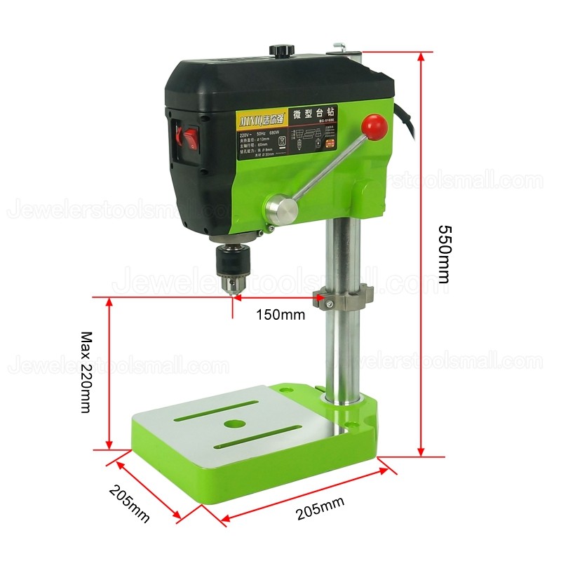 Mini Bench Drilling Machine Variable Speed Micro Drill Press Grinder Pearl Drilling Jewelry Drill