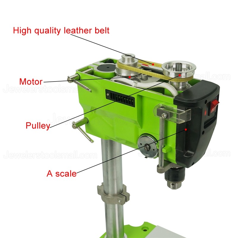 Precise Mini Electric Drilling Machine Variable Speed Micro Drill Press Grinder Pearl Drilling DIY Jewelry Mini Bench Drill Tools