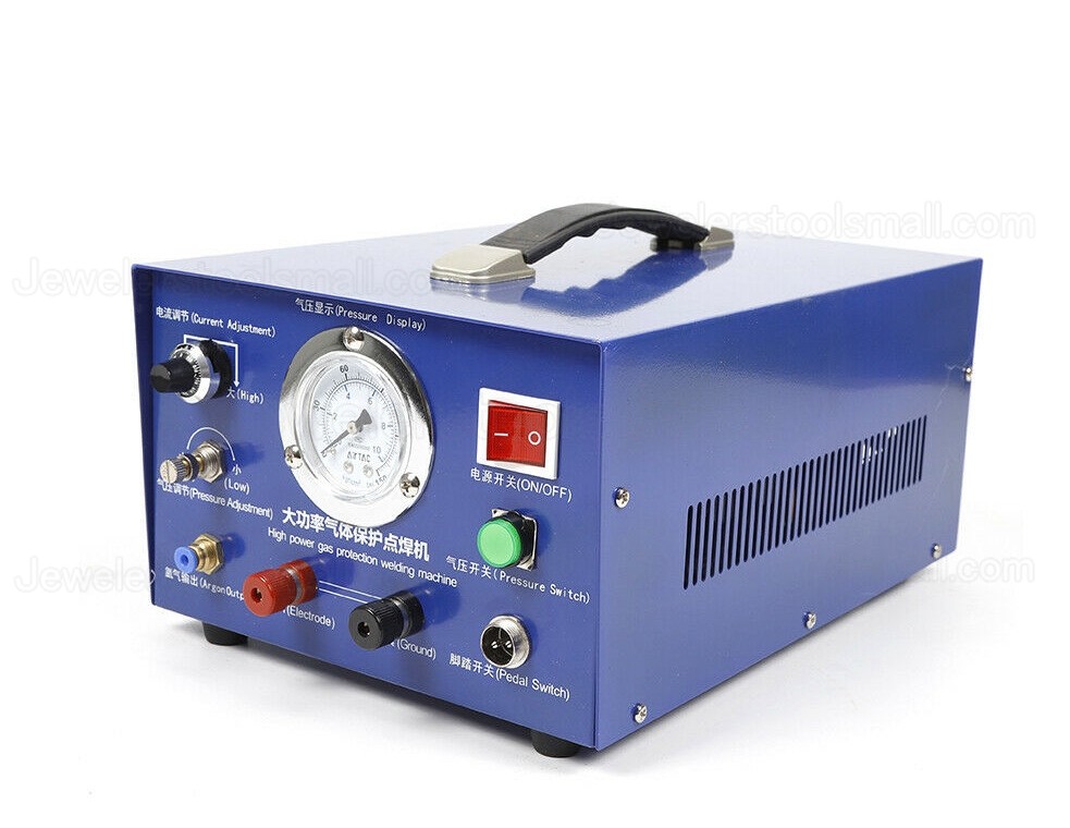 800W Jewelry Pulse Spot Welder Argon Protection Welding Jewelry Making Tools 110V/220V