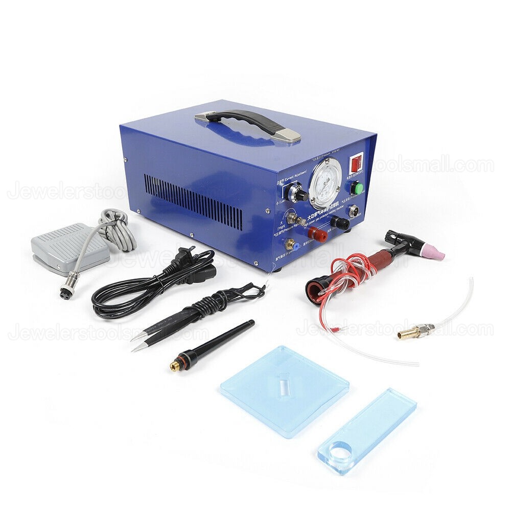 800W Jewelry Pulse Spot Welder Argon Protection Welding Jewelry Making Tools 110V/220V