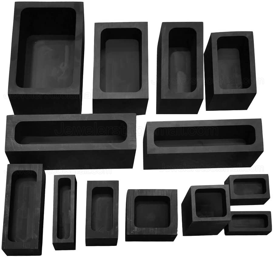 60ml-300ml Graphite Ingot Mold Melting Casting Refining Mould for Gold Silver Copper