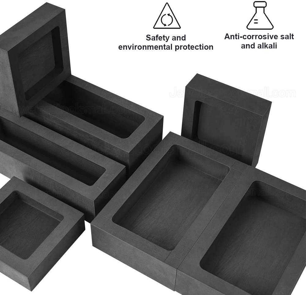 60ml-300ml Graphite Ingot Mold Melting Casting Refining Mould for Gold Silver Copper