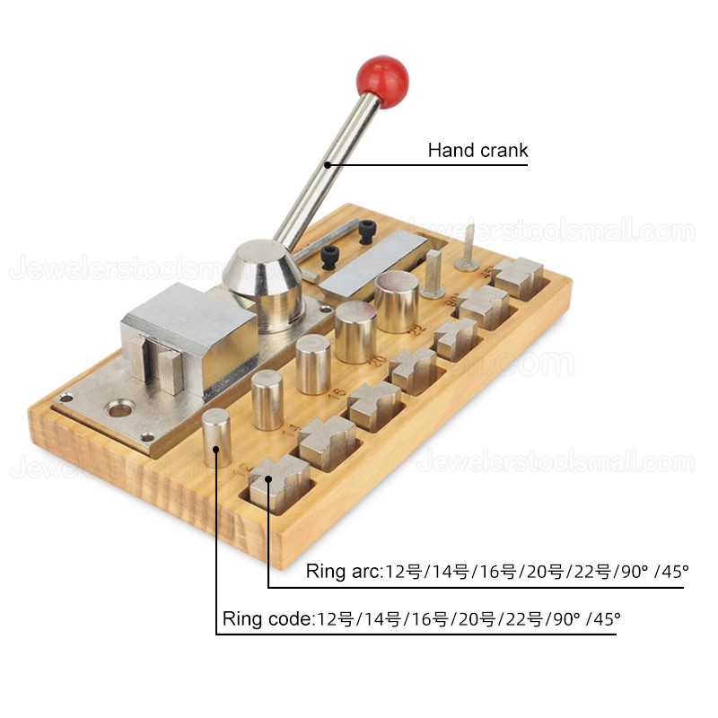 Ring Earring Bending Tools Ring Bender Maker 12-22mm Round 45 Degree 90 Degree Jewelry Making Tools