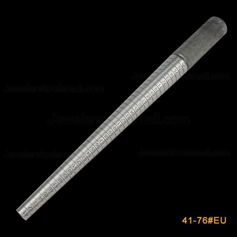 Ring Expend Stainless Steel Solid Stick Ring Size Mandrel Stick Ring Sizer Measuring Jewelry Tools