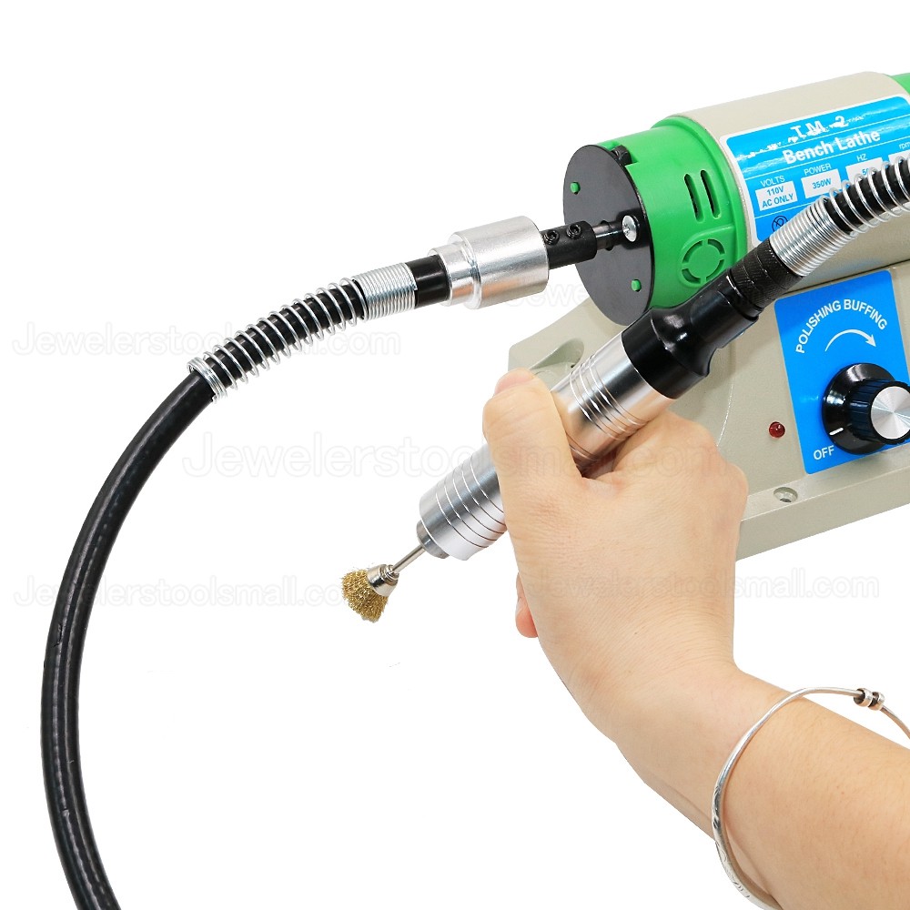 10000RPM Multifunction Polishing Machine Jewelry Rock Buffer Grinder Mill Table Bench 350W