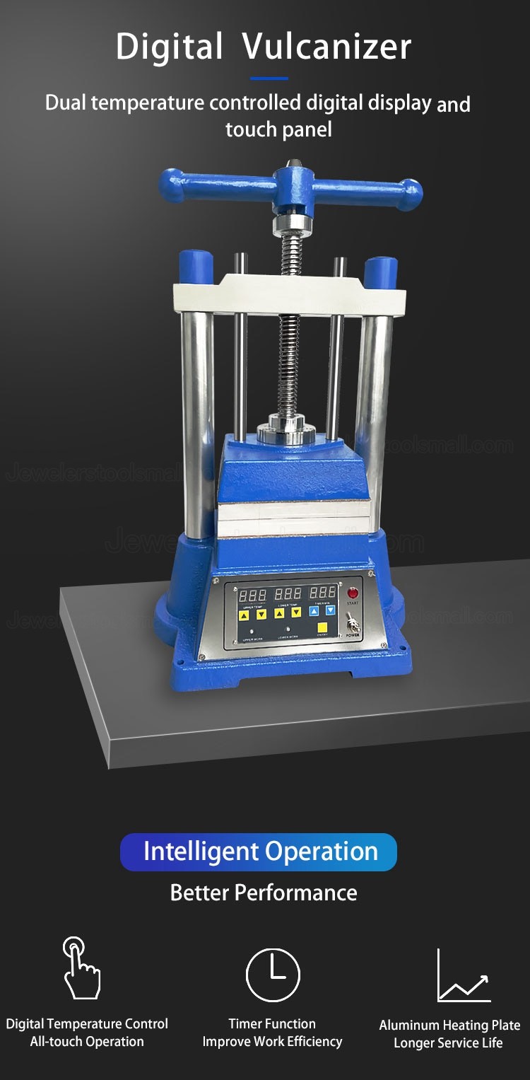 Jewelry Digital Vulcanizer Rubber Mold Jewelry Making Machine Vulcanizing Machine