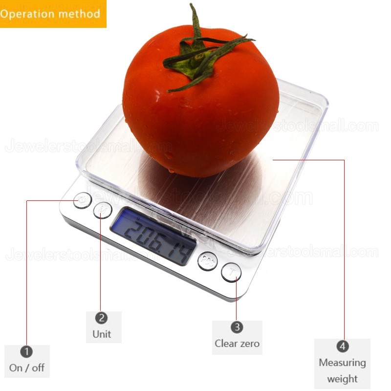 Portable Mini Electronic Digital Scales Pocket Case Jewelry Weight Balance Scale