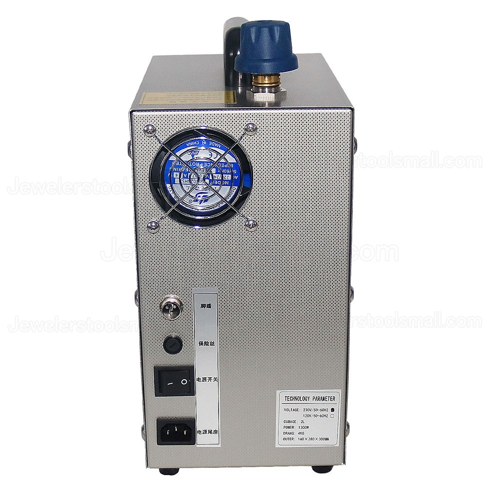 2L Jewellery Making Machine Cleaning Machine Jewelry Silver & Gold Steam Cleaner Machine 1300W