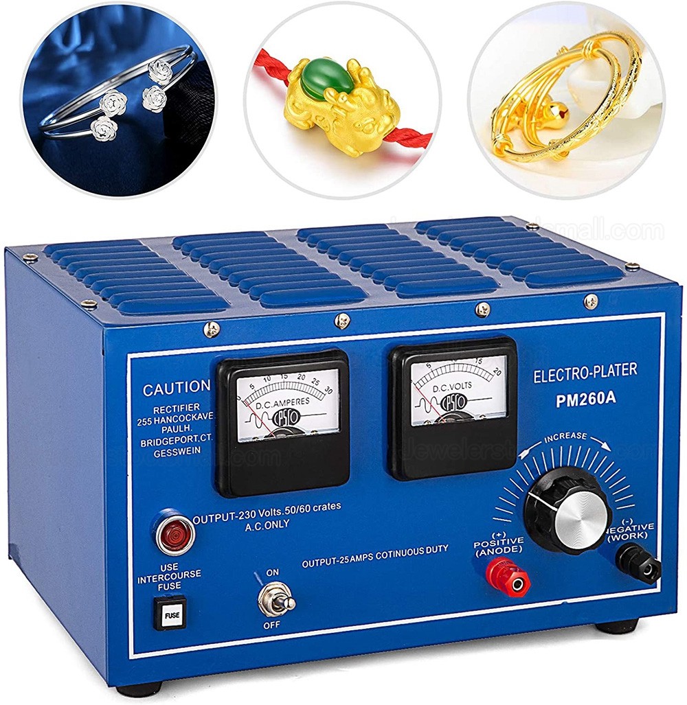 Jewelry Plating Rectifier Platinum Gold Silver Rhodium Plating Machine