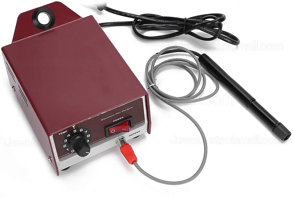 Jewelry Welding Machine Gold Silver Wax Welder Machine Electric Soldering Spot Welder with Melting Temperature Adjustable