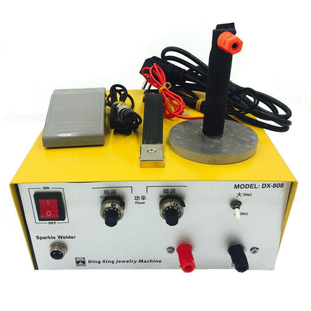 80A Jewelry Welding Machine Electric Laser Spot Welder Gold Silver Soldering