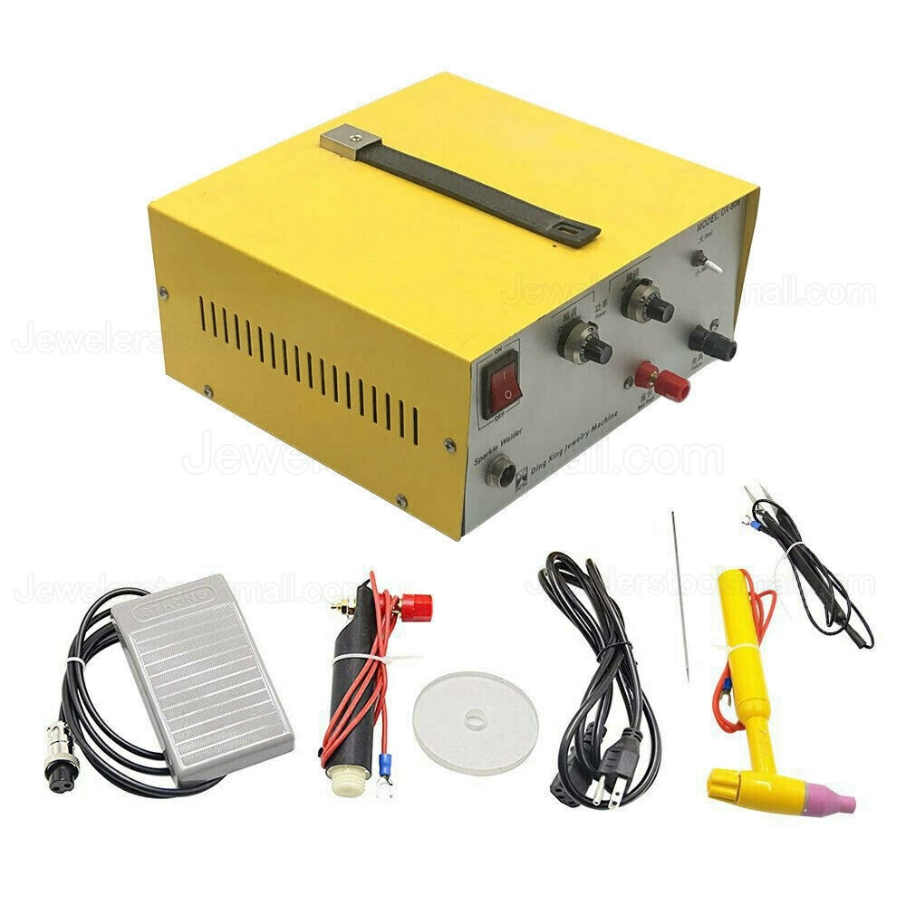 80A Jewelry Welding Machine Electric Laser Spot Welder Gold Silver Soldering