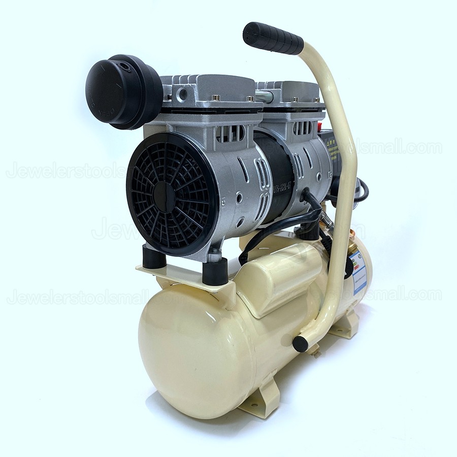 8L Portable Jewelry Making Tools Electrical Air Compressor Mini Oil-free Silent Air Compressor