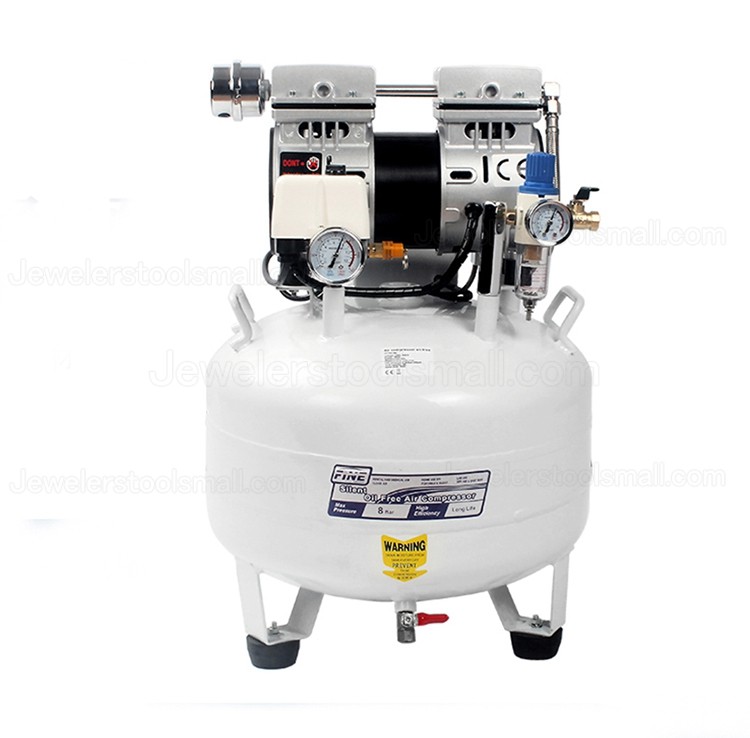 30L Jewelry Making Tools Jewelry Air Compressor Oil-free Silent Air Compressor