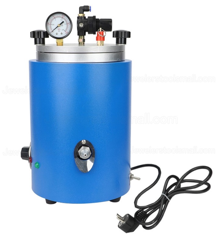 Jewelry Wax Injector 5.5LB Tank Wax Injection Machine for Jewelry 500W Wax Casting Machine with Double Nozzle for Wax Injection