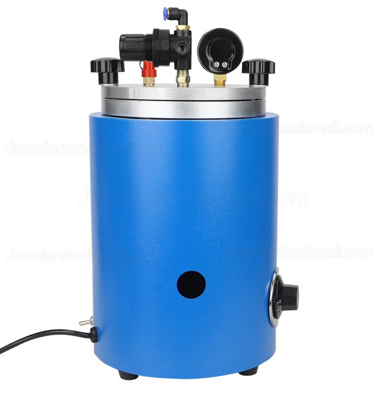 Jewelry Wax Injector 5.5LB Tank Wax Injection Machine for Jewelry 500W Wax Casting Machine with Double Nozzle for Wax Injection
