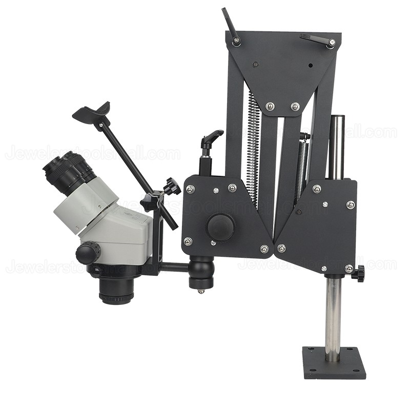 Jewelry Microscope without Magnifier Stand Diamond Setting with LED Light Source