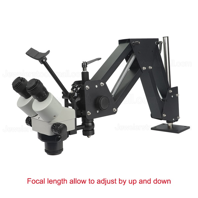 Jewelry Optical Tools Super Clear Microscope without Magnifier Stand Diamond Setting with LED Light Source