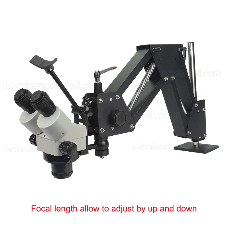 Jewelry Microscope without Magnifier Stand Diamond Setting with LED Light Source