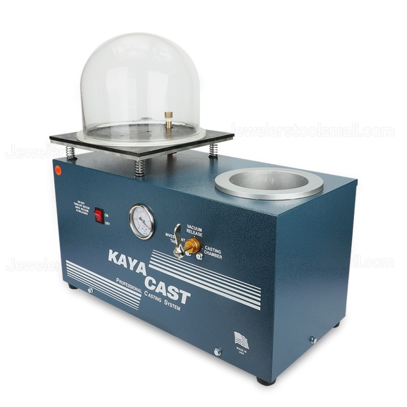 2L Jewelry Vacuum Investing Casting Vacuum Casting Machine with 3 CFM Pump