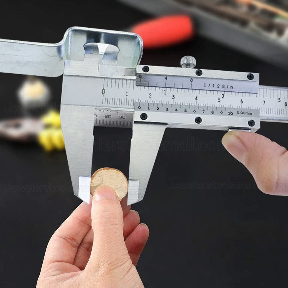 Vernier Caliper Stainless Steel Professional 0-6 Inches/150 mm Micrometer Durable Jewlery Measuring Tools