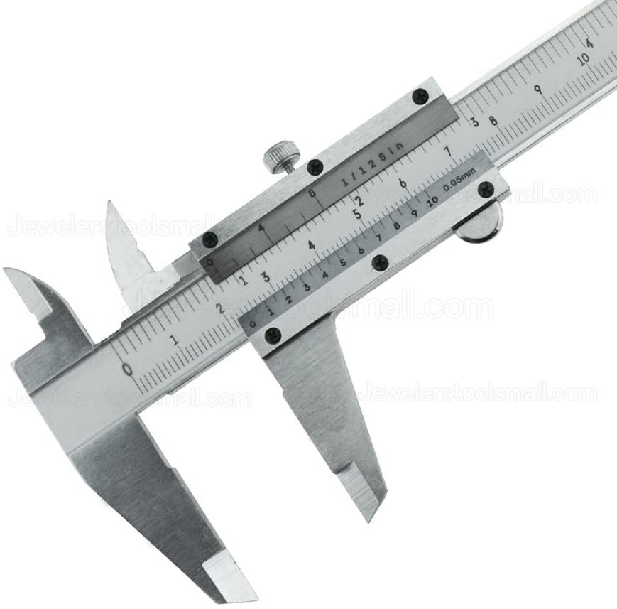 Vernier Caliper Stainless Steel Professional 0-6 Inches/150 mm Micrometer Durable Jewlery Measuring Tools
