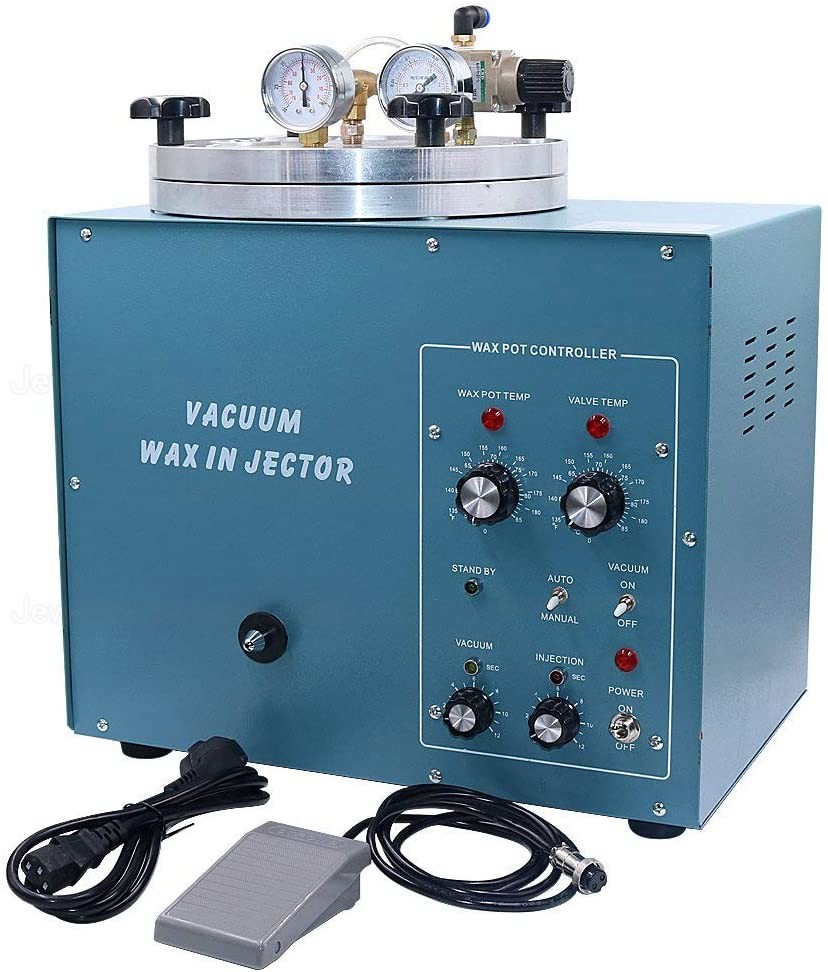 3KG Jewelry Vacuum Wax Injector Machine Digital Jewelry Casting Machine Wax Injection Machine Temperature Control